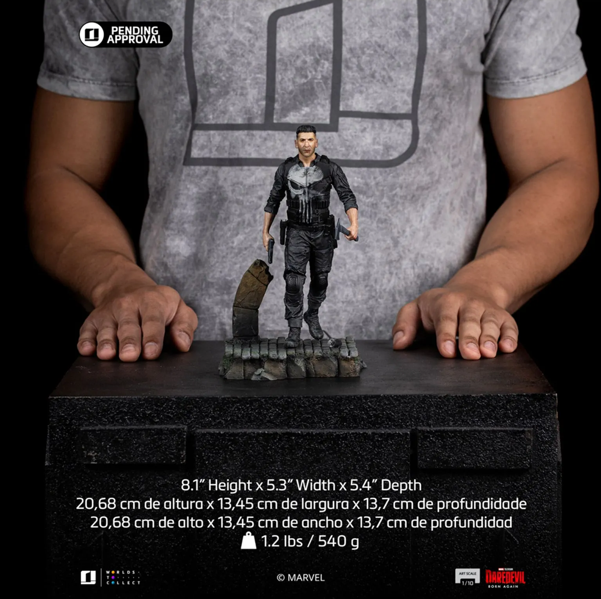 Daredevil: Born Again – Punisher 1:10 Scale Statue