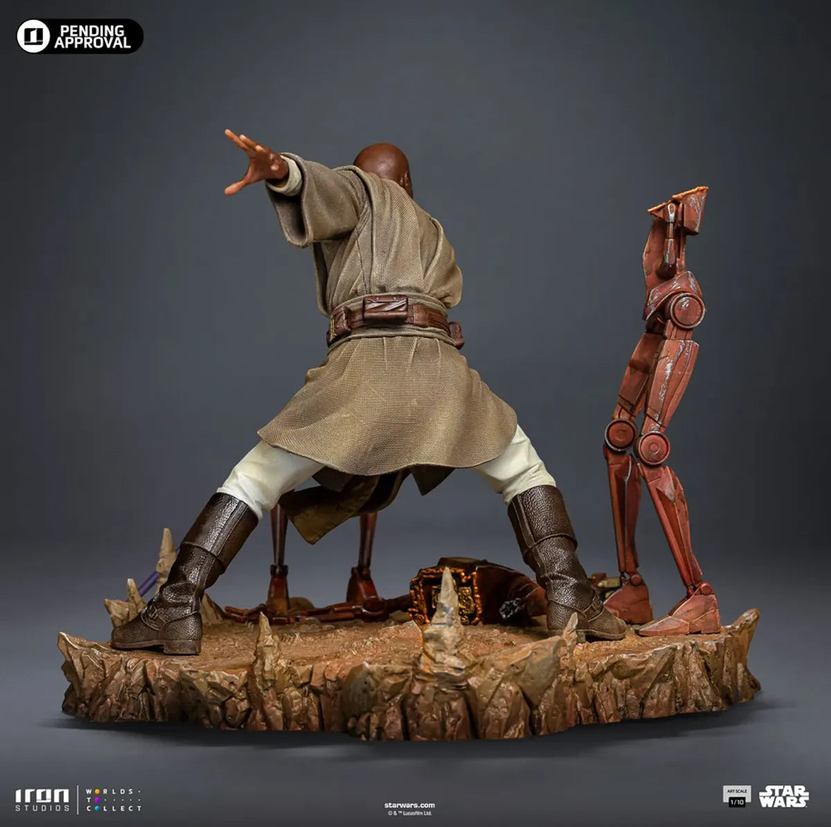 Star Wars: - Mace Windu 1:10 Scale Statue