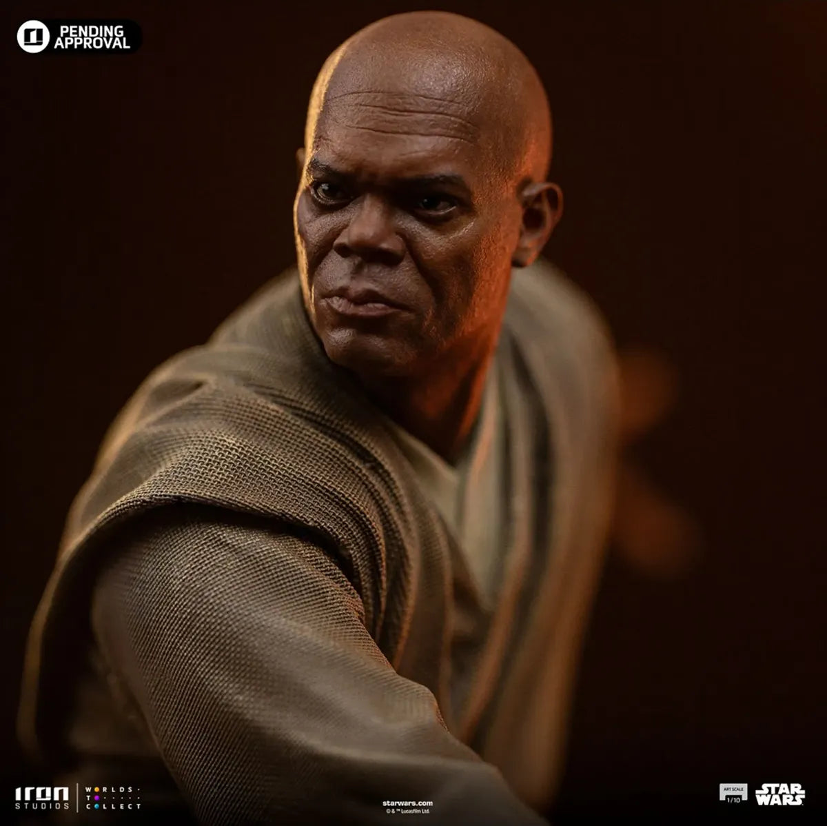 Star Wars: - Mace Windu 1:10 Scale Statue