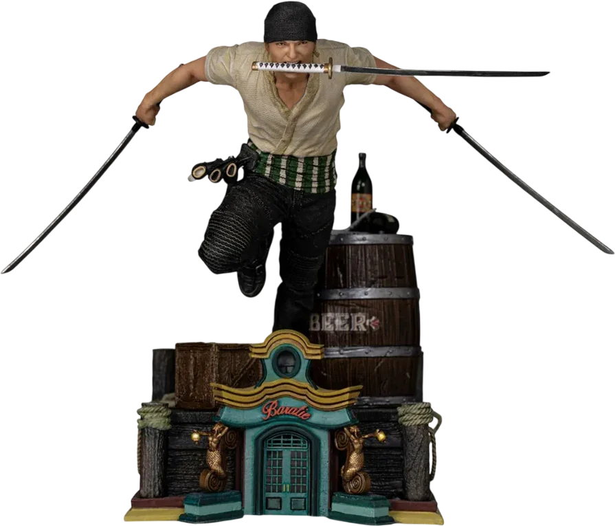 One Piece - Estatua de Zoro a escala 1:10
