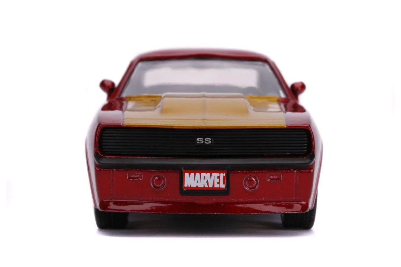 JAD31744 Marvel Comics - Iron Man 1969 Chevy Camaro 1:32 Scale Hollywood Ride - Jada Toys - Titan Pop Culture