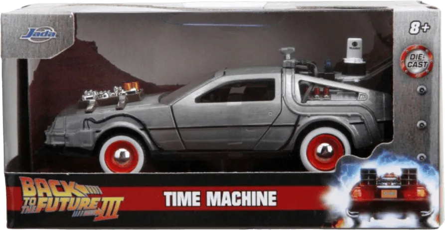 JAD32290 Back to the Future 3 - DeLorean 1:32 Scale - Jada Toys - Titan Pop Culture