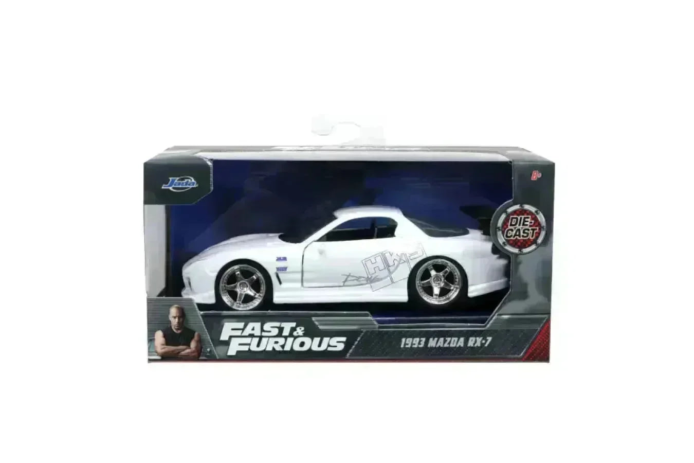 JAD32588 Fast & Furious - HKS 1993 Mazda RX7 1:32 Scale Diecast Vehicle - Jada Toys - Titan Pop Culture