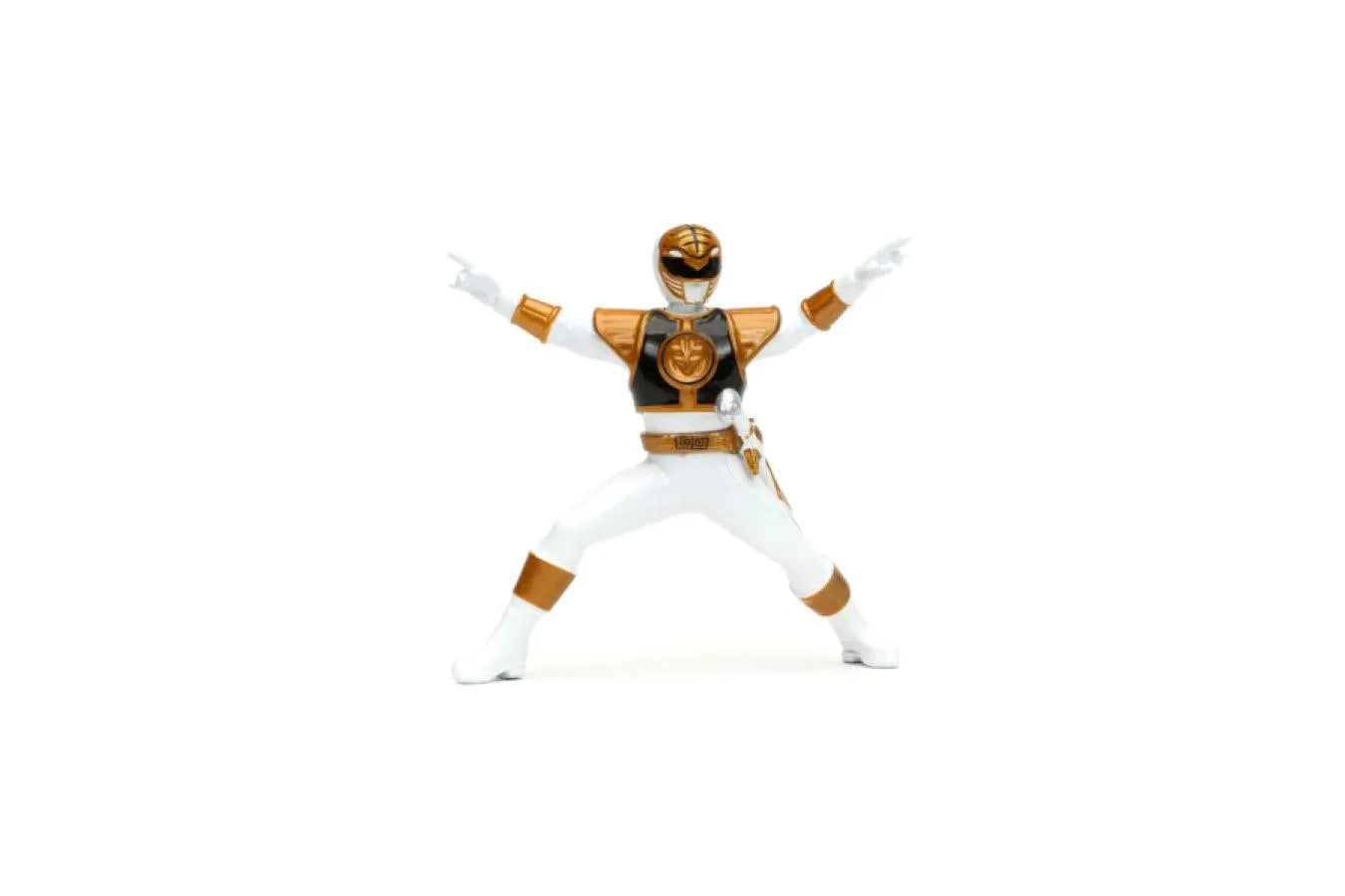 JAD32795 Power Rangers - 2002 Honda NSX 1:24 with White Ranger Figure - Jada Toys - Titan Pop Culture