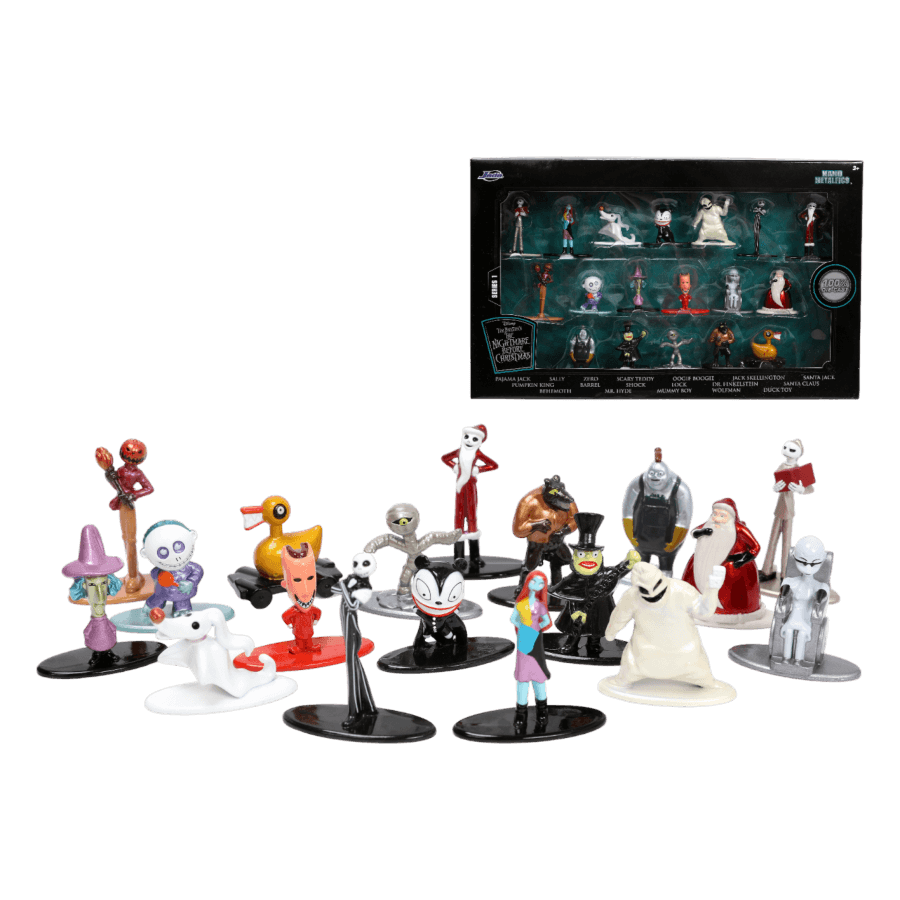 JAD32912 The Nightmare Before Christmas - Nano MetalFig 18-Pack - Jada Toys - Titan Pop Culture