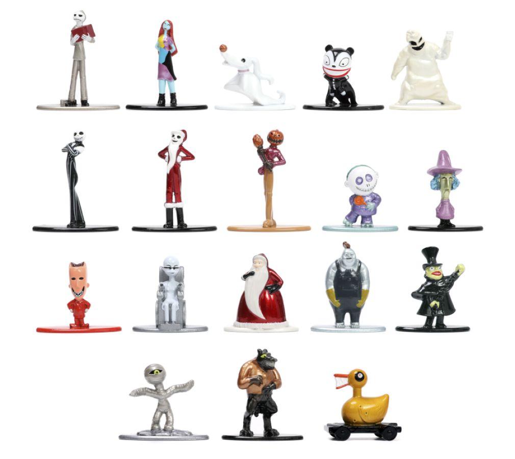 JAD32912 The Nightmare Before Christmas - Nano MetalFig 18-Pack - Jada Toys - Titan Pop Culture