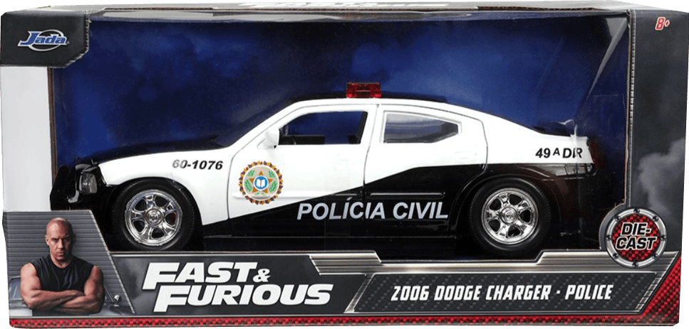 Jada Toys Hollywood Rides: Fast & The Furious Dodge Charger Heist Car 1/24  Scale