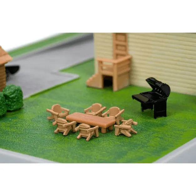 JAD33668 Fast and Furious - Dom's House NanoScene with 2 Vehicles - Jada Toys - Titan Pop Culture
