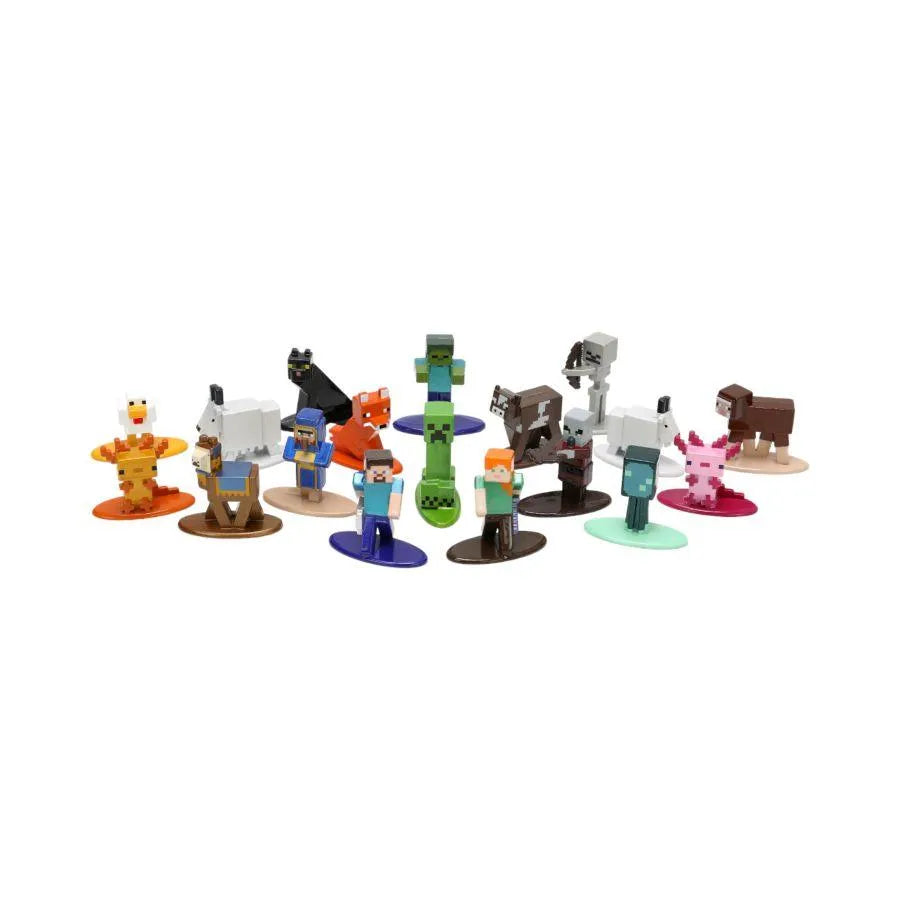 JAD33694 Minecraft - Caves & Cliffs Nano MetalFig 18-Pack Set 2 - Jada Toys - Titan Pop Culture