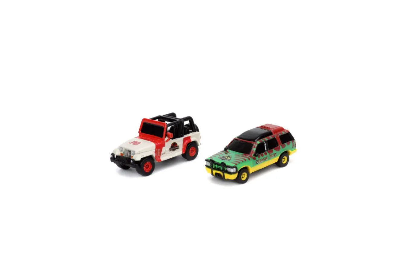 JAD34244 Jurassic Park - Nano Scene Diorama with 2 vehicles - Jada Toys - Titan Pop Culture