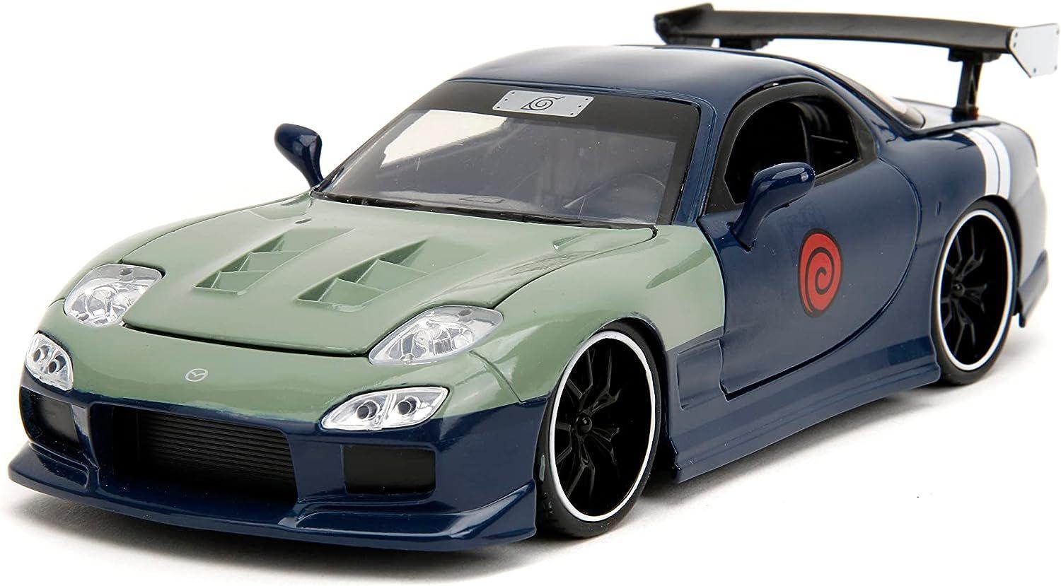 JAD34370 Naruto - Mazda RX-7 With Kakashi Figure 1:24 Scale Vehicle - Jada Toys - Titan Pop Culture
