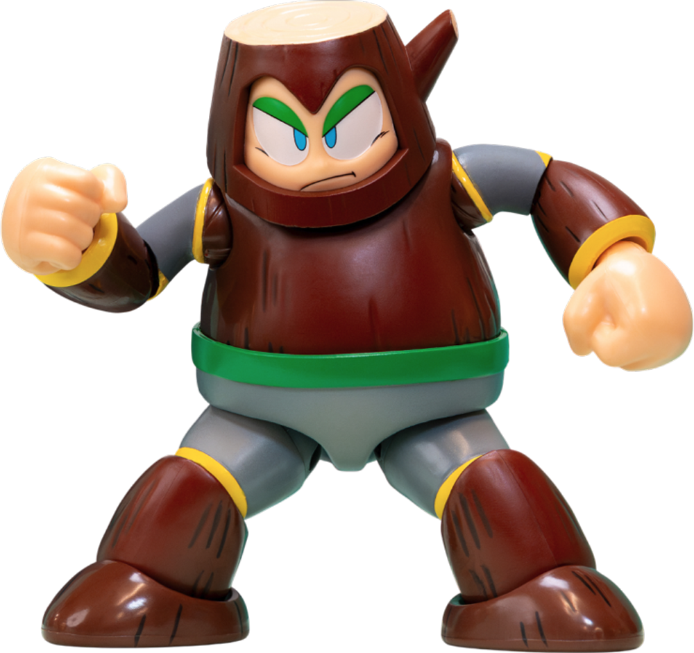 Mega Man - Figura de acción de Wood Man de 4.5"