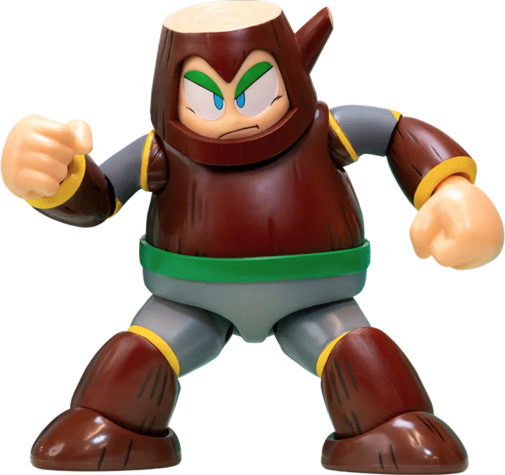 Mega Man - Figura de acción de Wood Man de 4.5"
