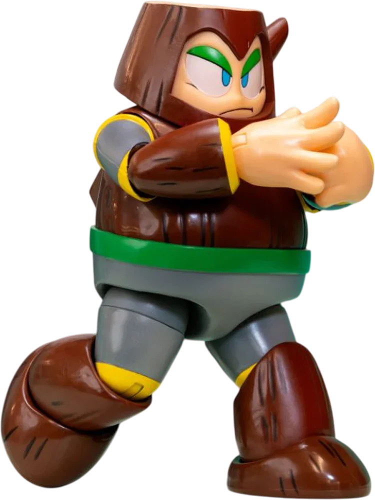 Mega Man - Figura de acción de Wood Man de 4.5"