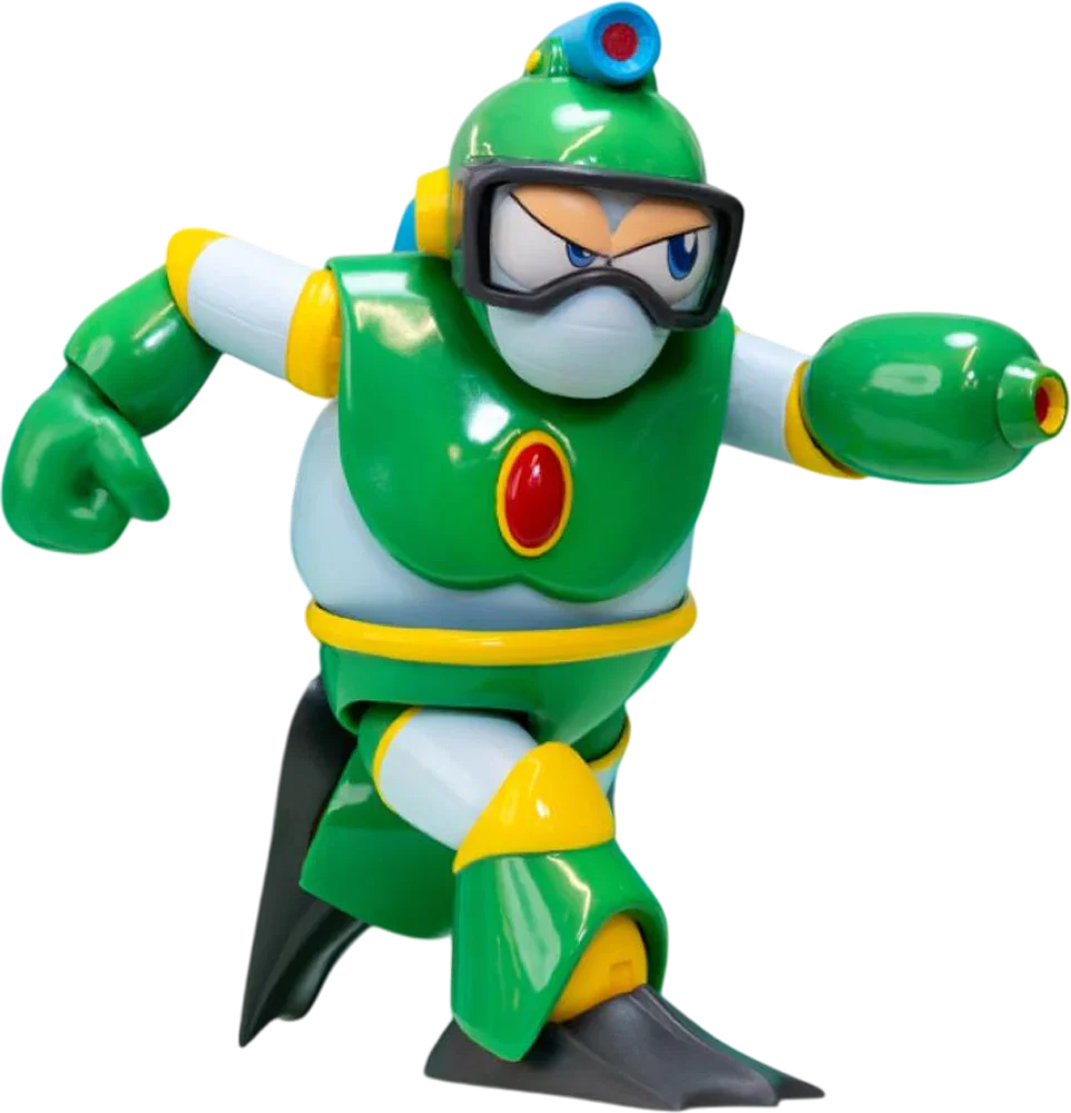 Mega Man - Figura de acción Bubble Man de 4.5"