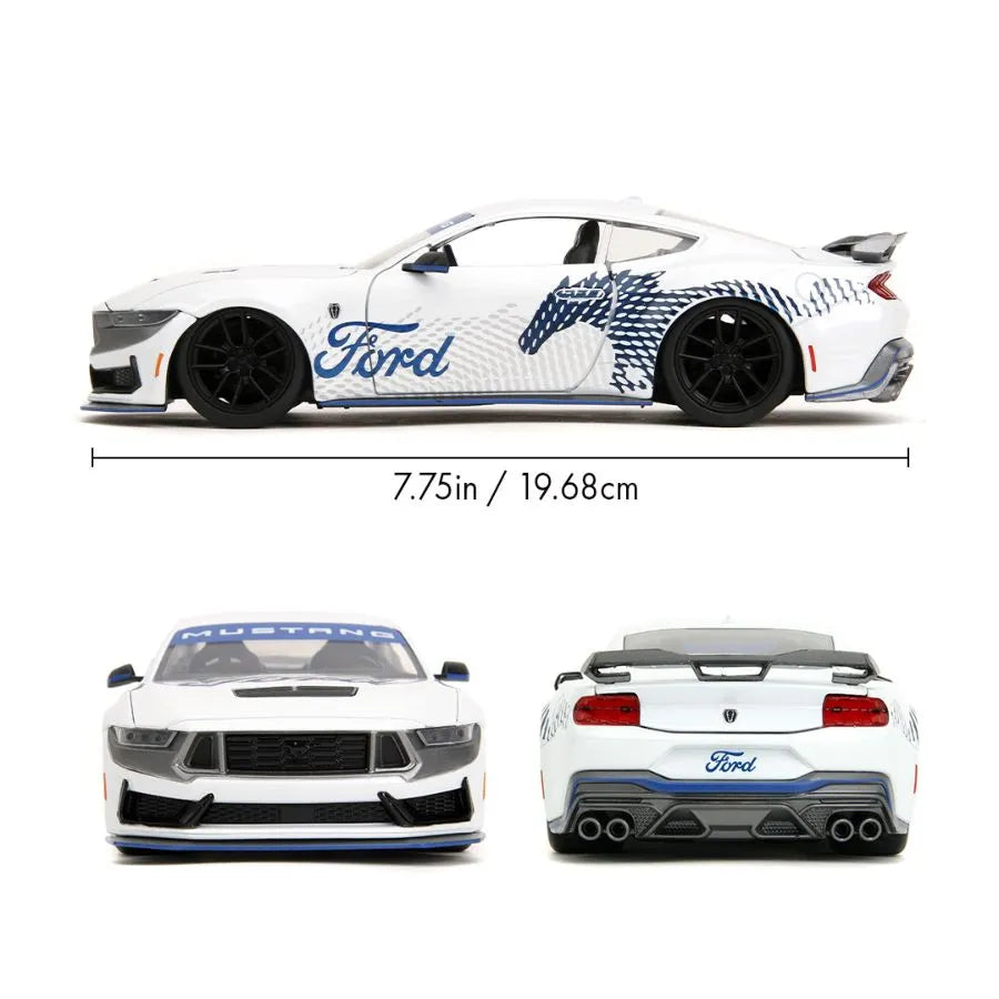 JAD35279 Big Time Muscle - 1:24 2024 Ford Mustang Dark Horse Edition Diecast Vehicle - Jada Toys - Titan Pop Culture