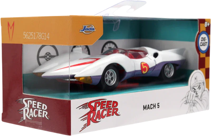 Speed Racer - Vehículo de fundición a escala 1:32 Mach 5