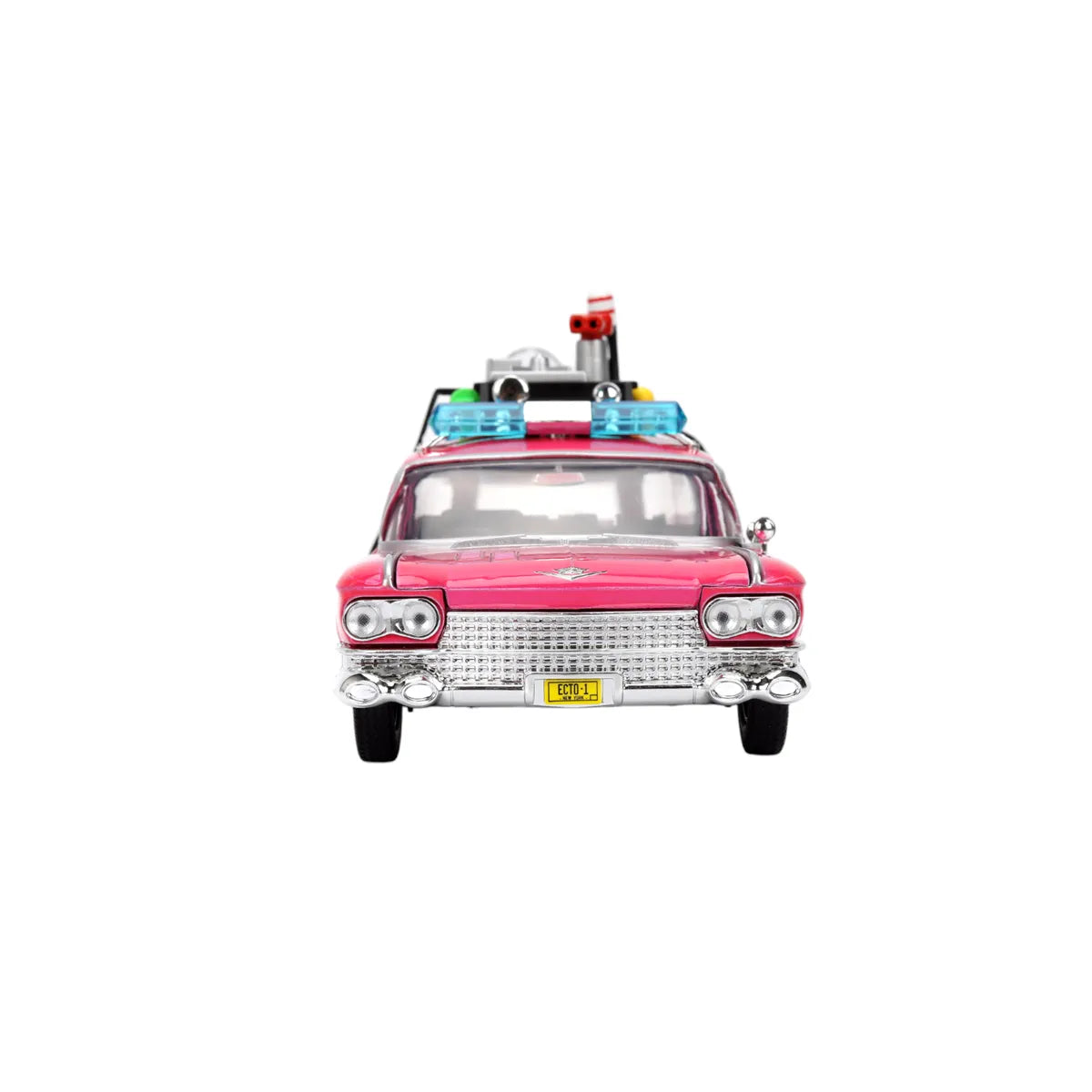 JAD35951 Pink Slips - Ghostbusters Ecto-1 (Pink) 1:24 Scale Diecast Vehicle - Jada Toys - Titan Pop Culture