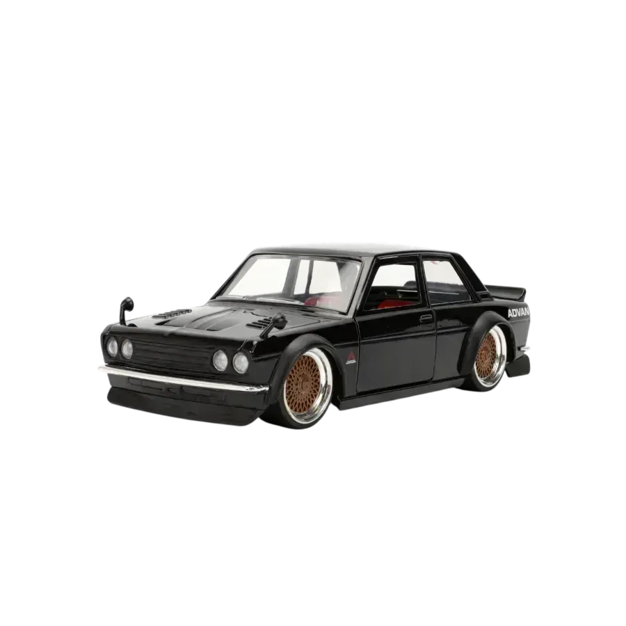 JAD35954 JDM Tuners - 1973 Datsun 510 1:24 Scale Diecast Vehicle - Jada Toys - Titan Pop Culture
