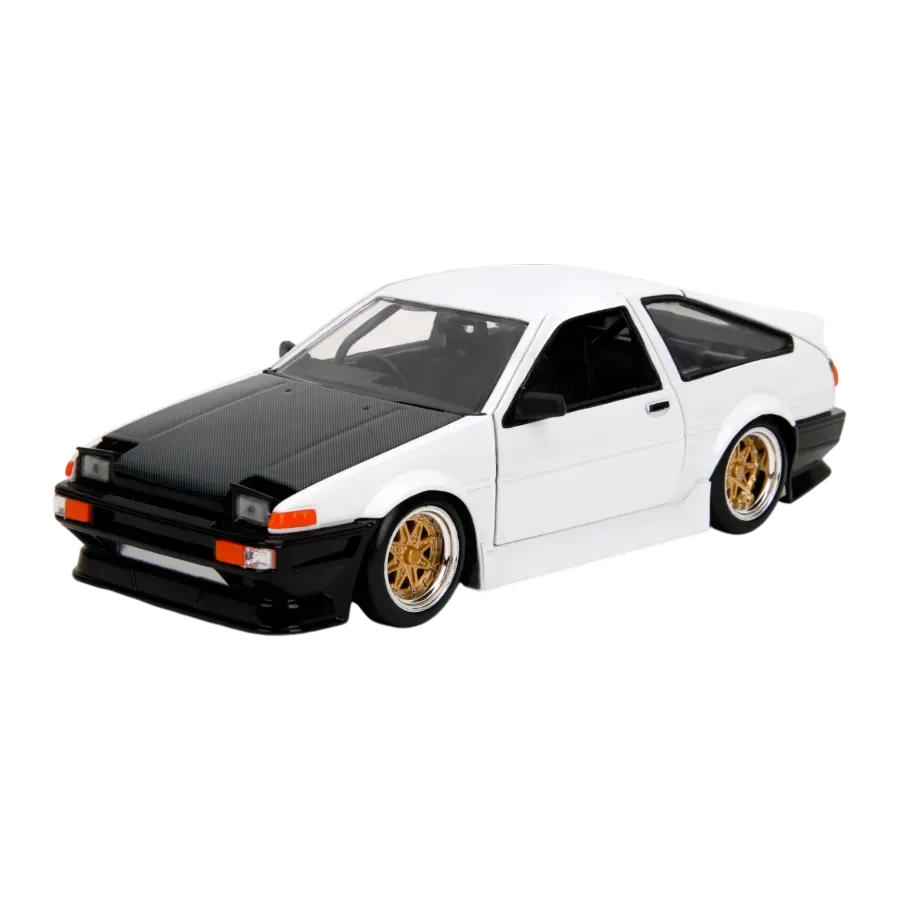 JAD35956 JDM Tuners - 1986 Toyota Trueno AE86 1:24 Scale Diecast Vehicle - Jada Toys - Titan Pop Culture