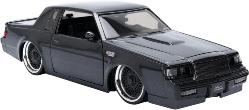 粉色单据 - 1987 年别克 Grand National(黑色)1:24 比例压铸汽车