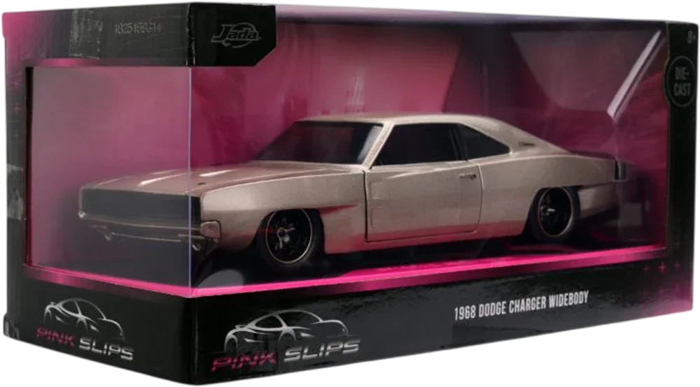 粉色单据 - 1970 年道奇 Charger 宽体 1:24 比例压铸车