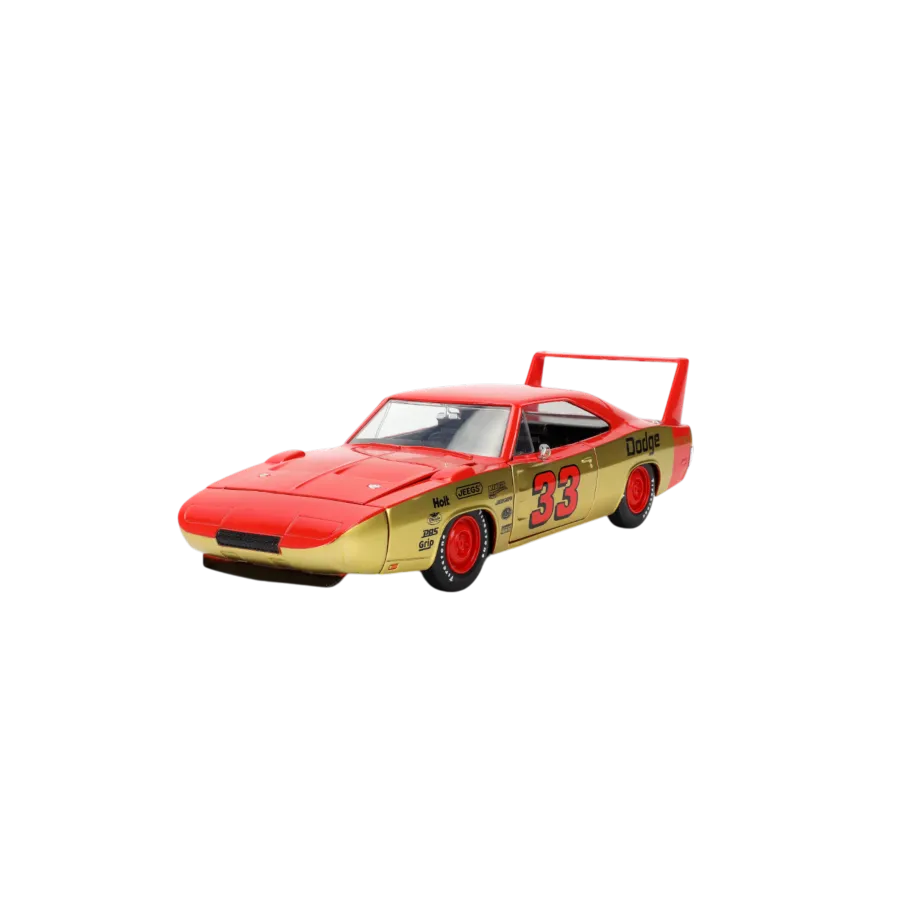 JAD36297 Big Time Muscle - 1969 Dodge Charger Daytona 1:24 Scale Diecast Vehicle - Jada Toys - Titan Pop Culture