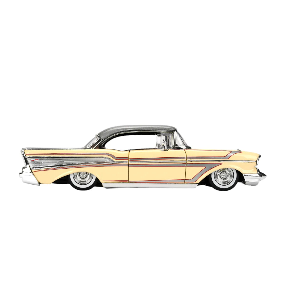 JAD36345 Big Time Muscle - 1957 Chevy Bel Air 1:24 Scale Diecast Vehicle - Jada Toys - Titan Pop Culture