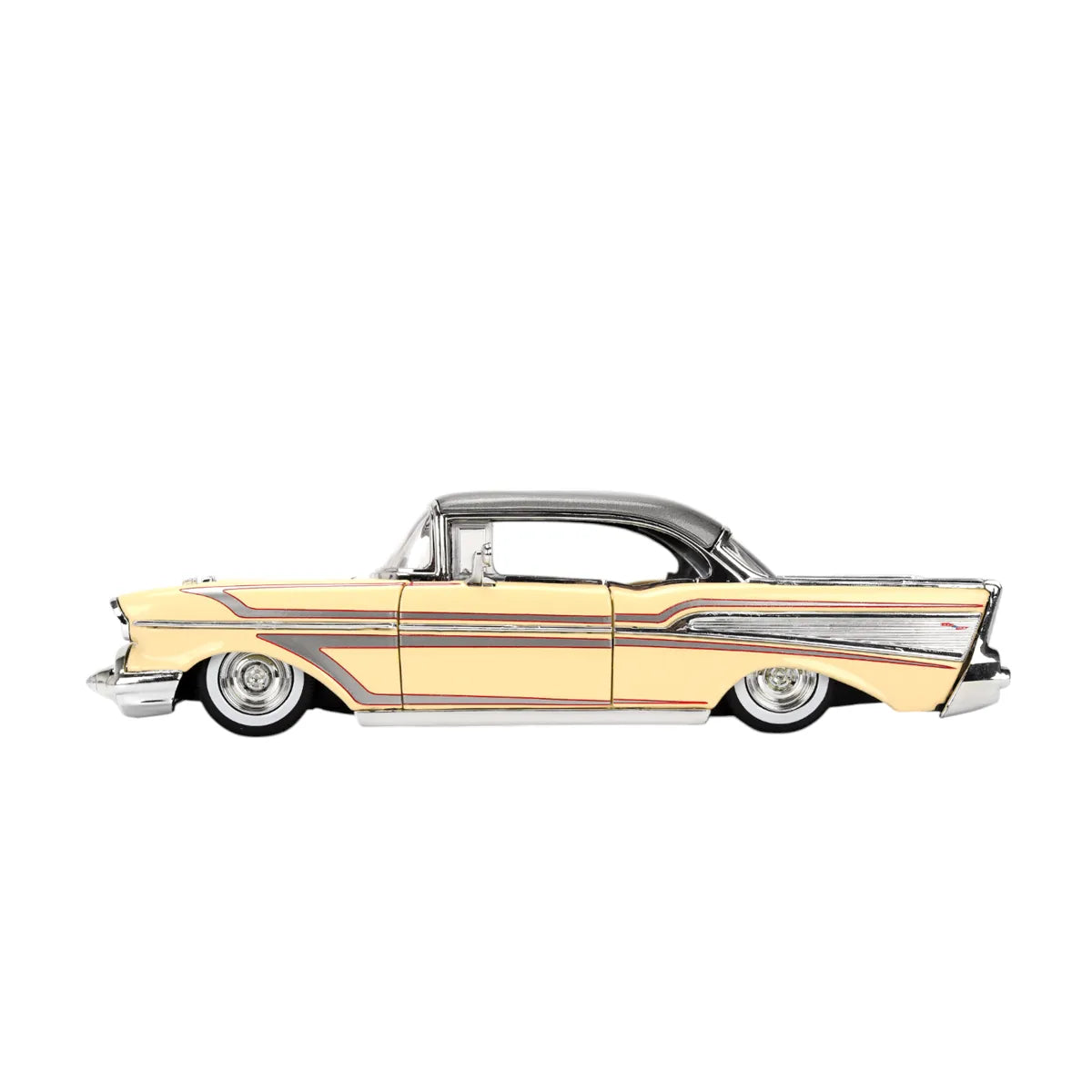 JAD36345 Big Time Muscle - 1957 Chevy Bel Air 1:24 Scale Diecast Vehicle - Jada Toys - Titan Pop Culture