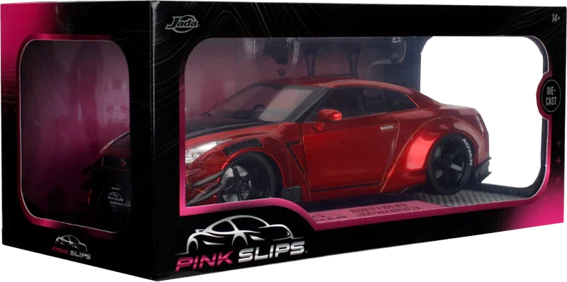 粉色单品 - 日产 GTR R35 Liberty Walk 1.5 1:18 比例压铸车