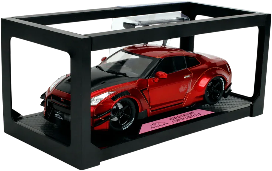 粉色单品 - 日产 GTR R35 Liberty Walk 1.5 1:18 比例压铸车