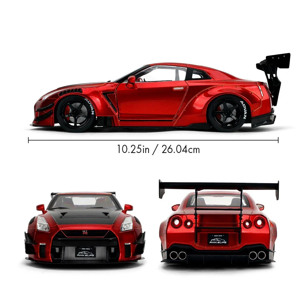 粉色单品 - 日产 GTR R35 Liberty Walk 1.5 1:18 比例压铸车