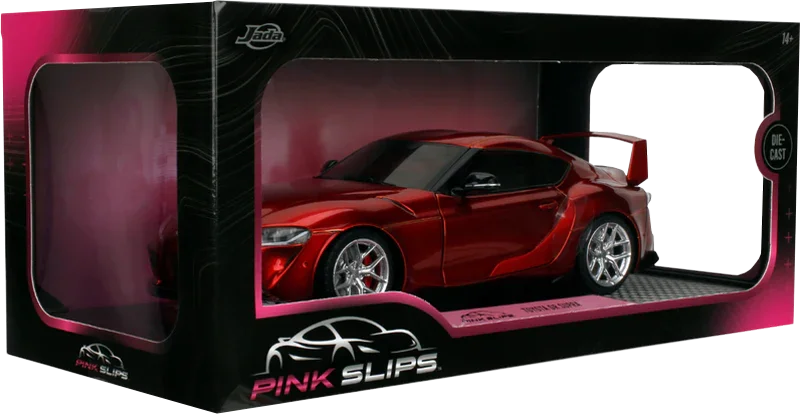 粉色单据 - 丰田 Supra MK5 1:18 比例压铸车