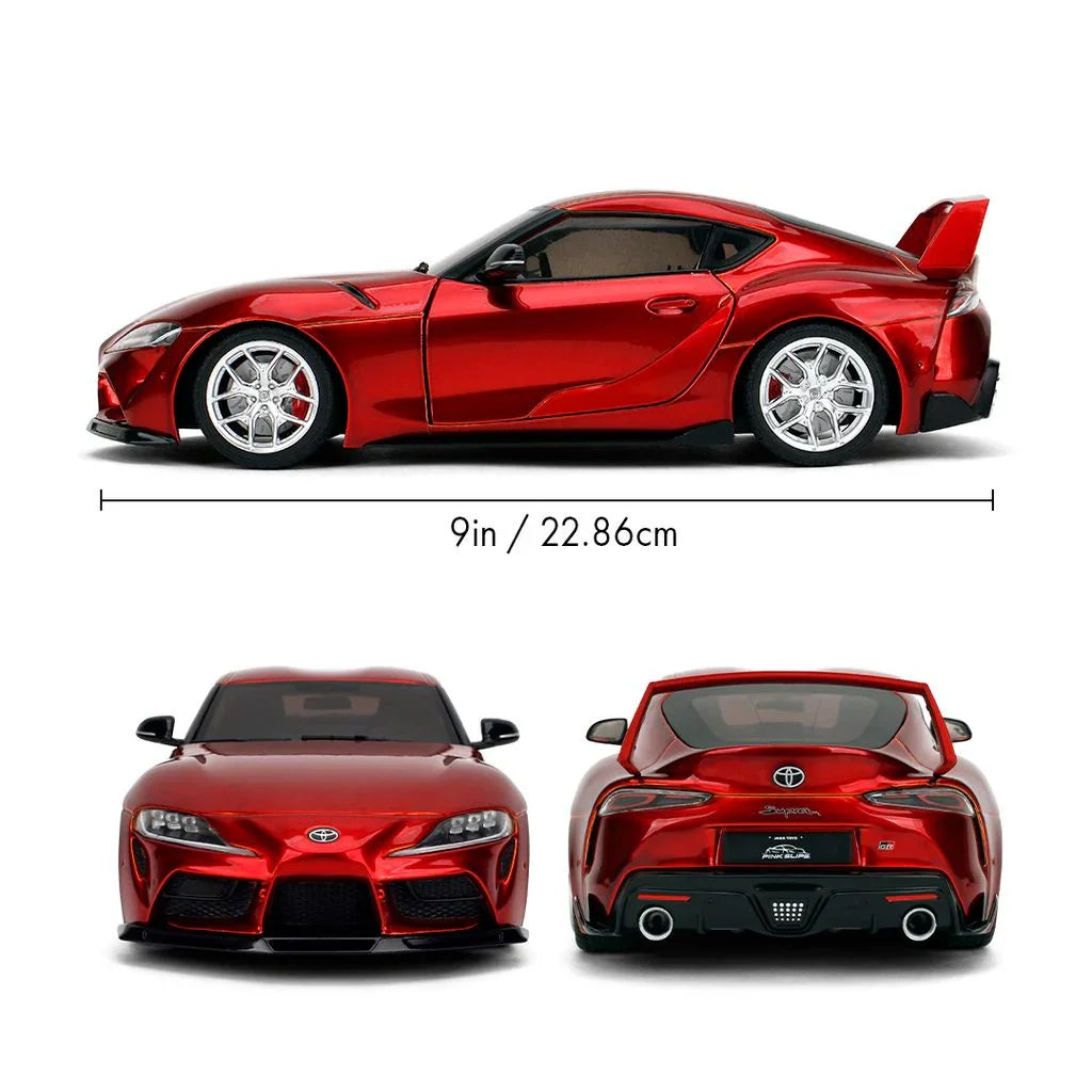 粉色单据 - 丰田 Supra MK5 1:18 比例压铸车