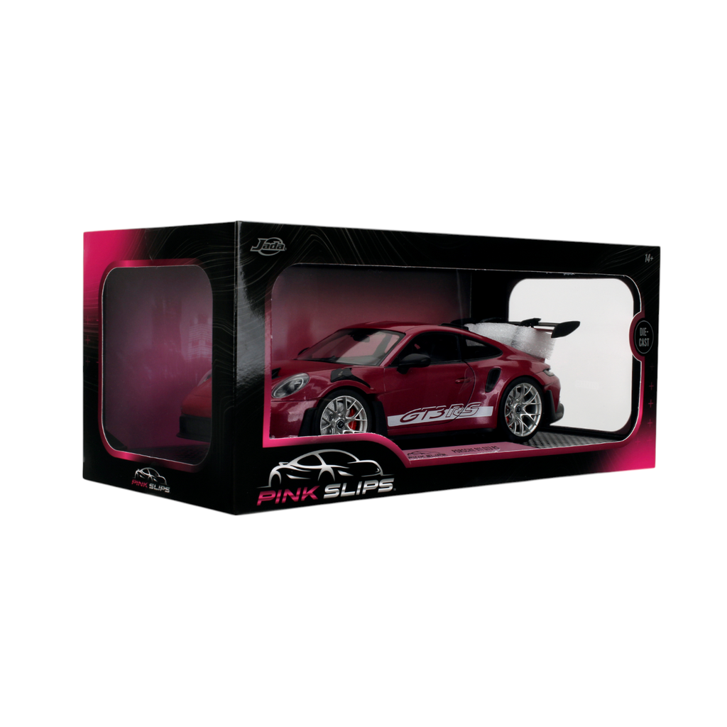 粉色单据 - 保时捷 GT3 RS 1:18 比例压铸车