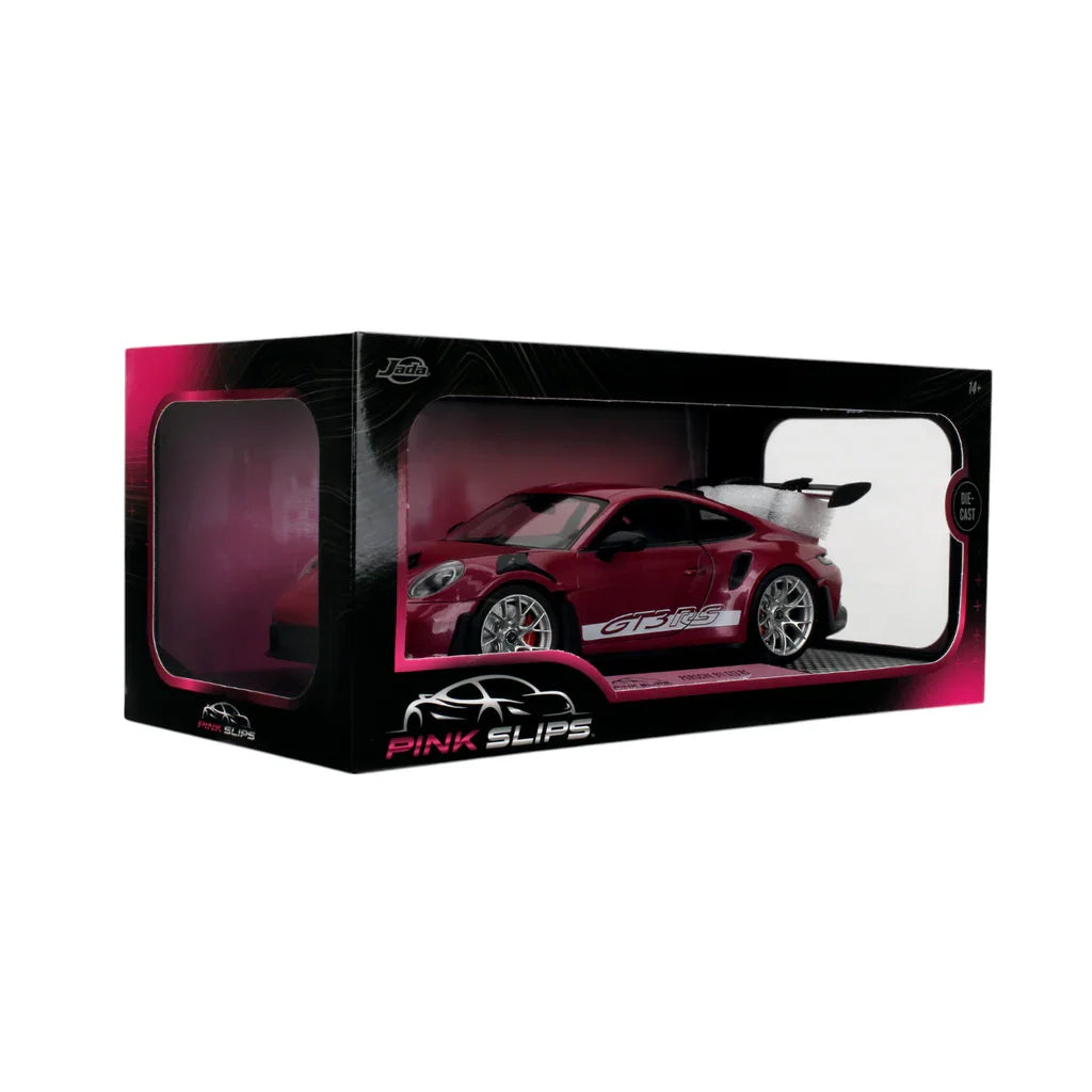 粉色单据 - 保时捷 GT3 RS 1:18 比例压铸车