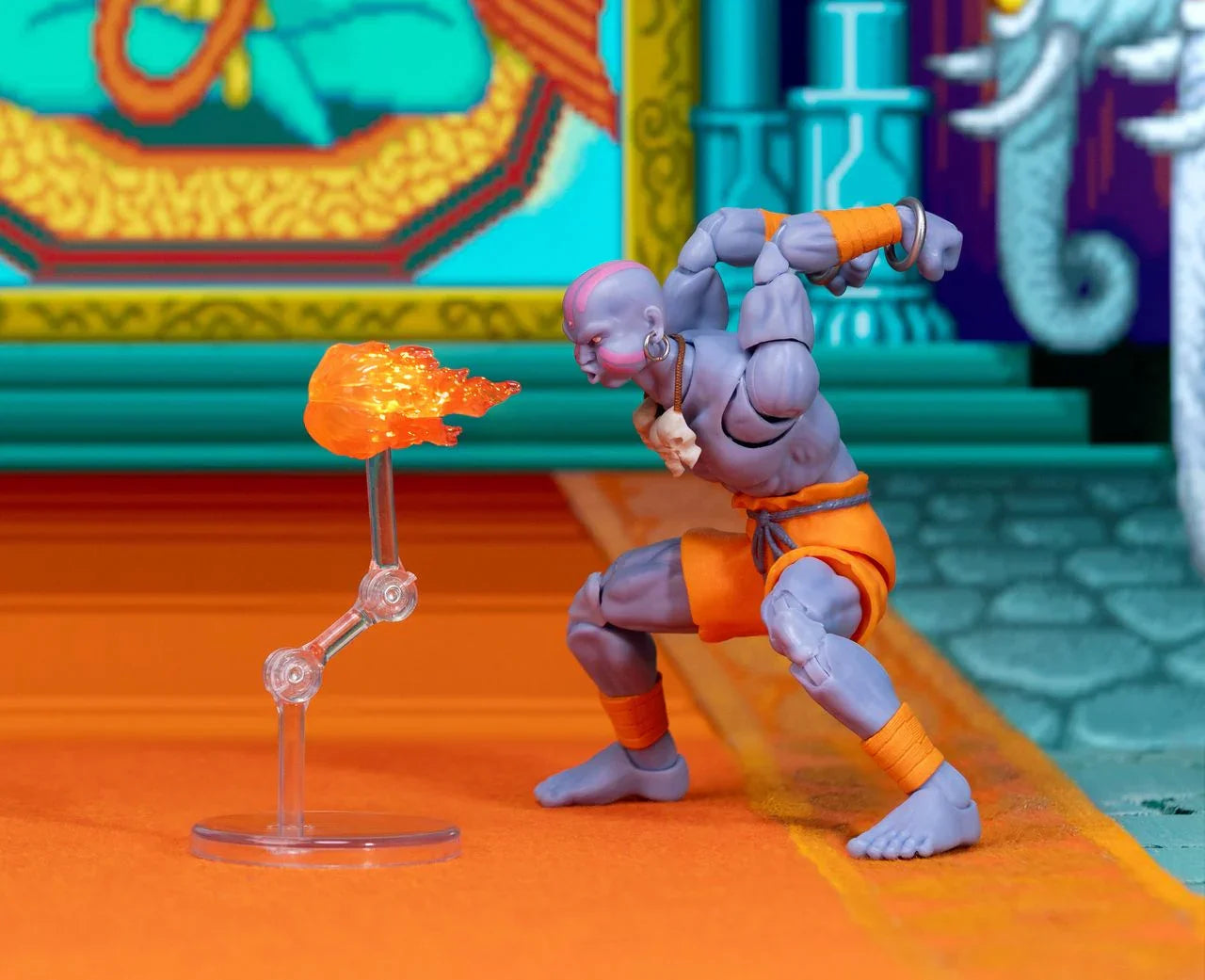 JAD36690 Street Fighter II - Dhalsim (Player 2) Deluxe 1:12 Scale Action Figure - Jada Toys - Titan Pop Culture