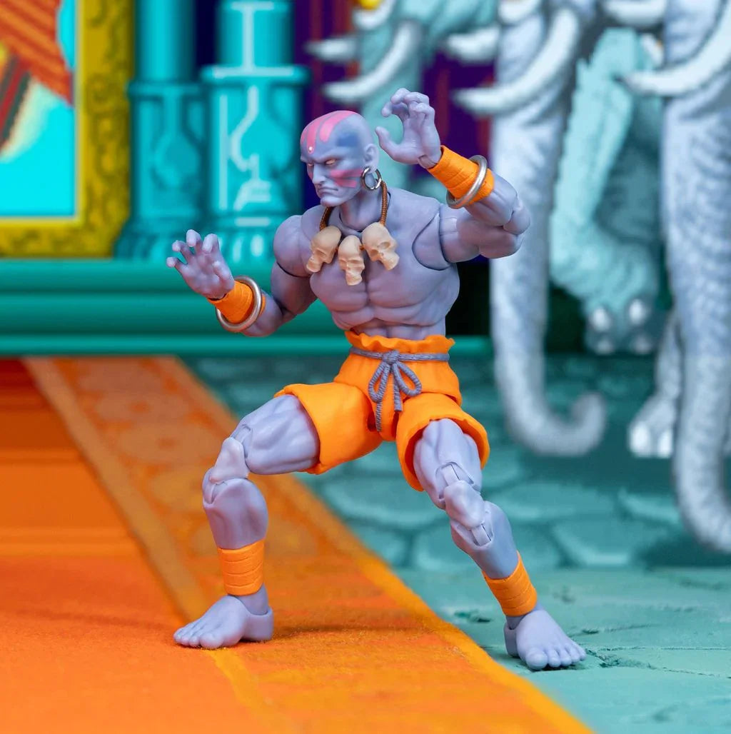 JAD36690 Street Fighter II - Dhalsim (Player 2) Deluxe 1:12 Scale Action Figure - Jada Toys - Titan Pop Culture