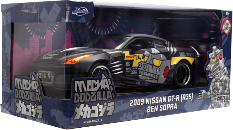 Godzilla - 2009 Nissan GT-R R35 Ben Sopra 1:24 Scale Diecast Vehicle