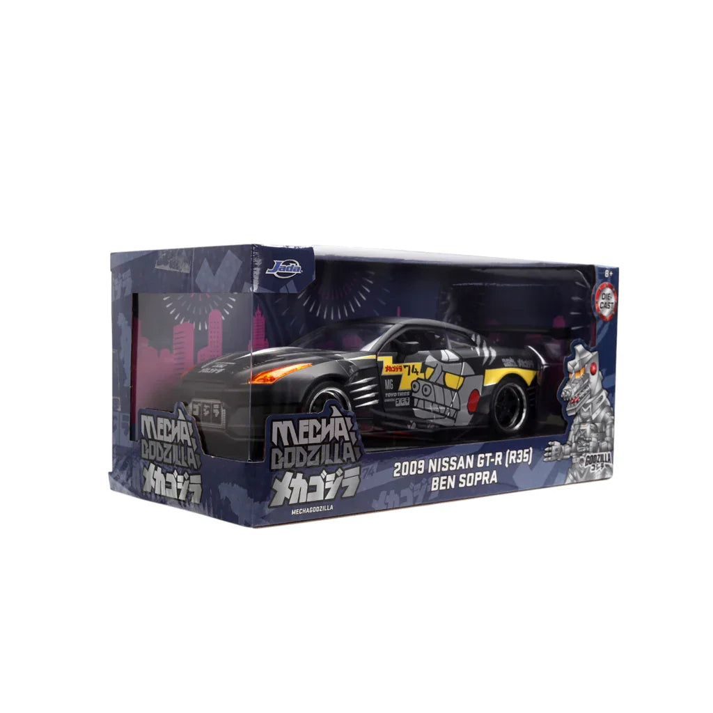 Godzilla - Nissan GT-R R35 Ben Sopra 2009, vehículo de fundición a escala 1:24