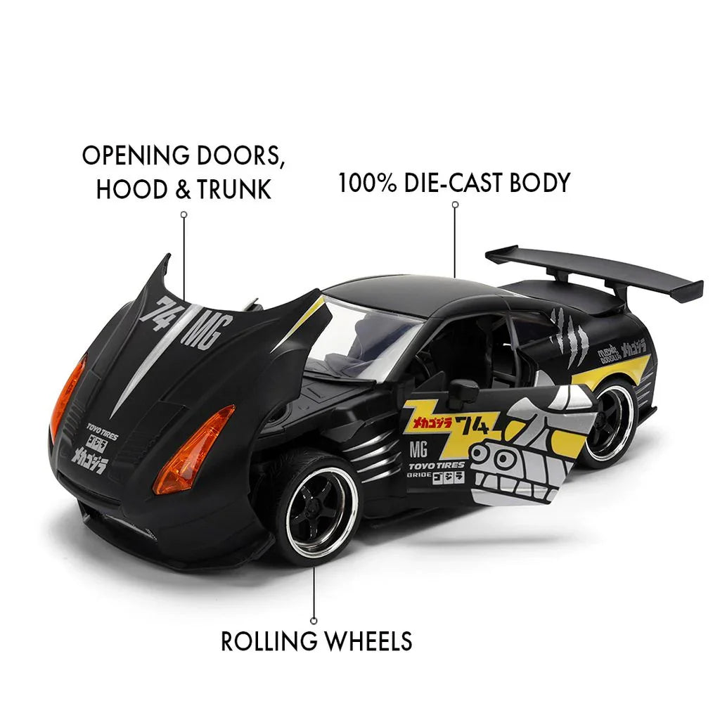 Godzilla - Nissan GT-R R35 Ben Sopra 2009, vehículo de fundición a escala 1:24
