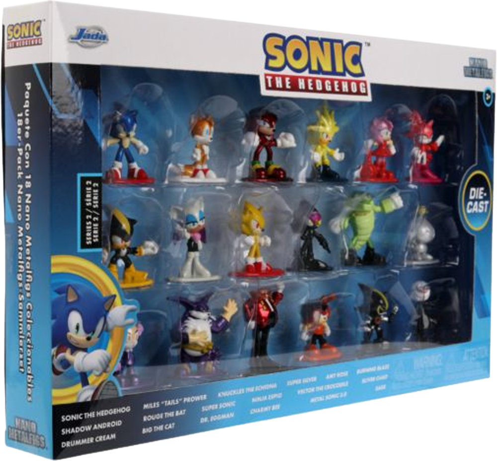 Sonic the Hedgehog - Nano MetalFig (Paquete de 18) (Ola 2)