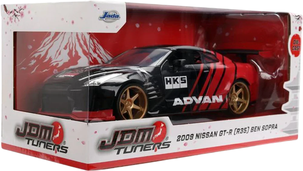 JDM Tuners - 2009 款日产 GT-R (R35) Ben Sopra 1:24 比例压铸车