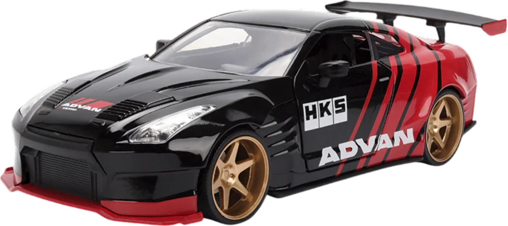 JDM Tuners - 2009 款日产 GT-R (R35) Ben Sopra 1:24 比例压铸车