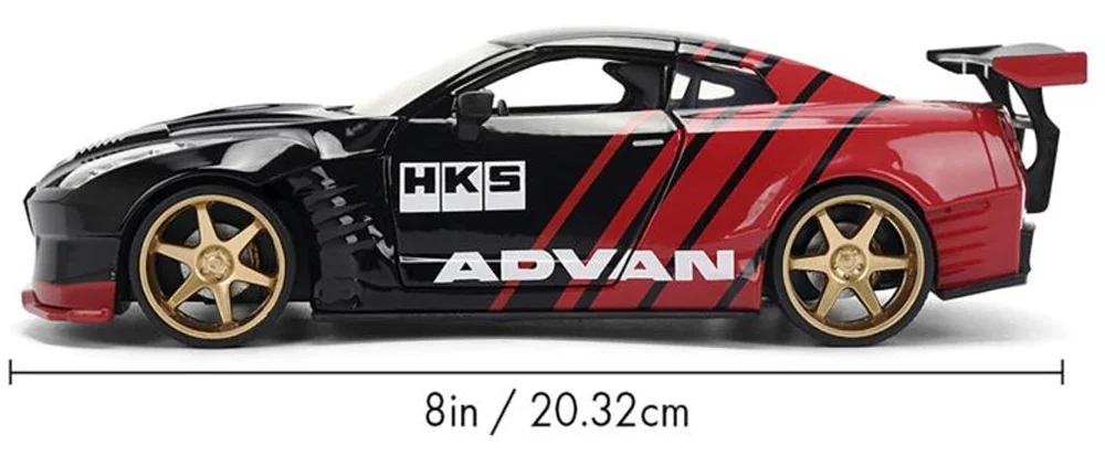 JDM Tuners - 2009 款日产 GT-R (R35) Ben Sopra 1:24 比例压铸车