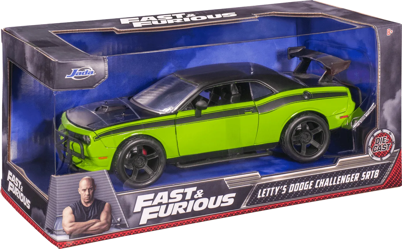 JAD97131 Fast and Furious - Dodge Challenger SRT8-Off Road 1:24 Scale Hollywood Ride - Jada Toys - Titan Pop Culture