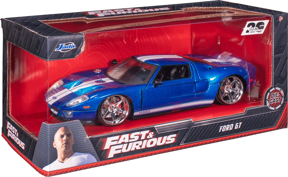 JAD97177 Fast and Furious - '05 Ford GT 1:24 Scale Hollywood Ride - Jada Toys - Titan Pop Culture