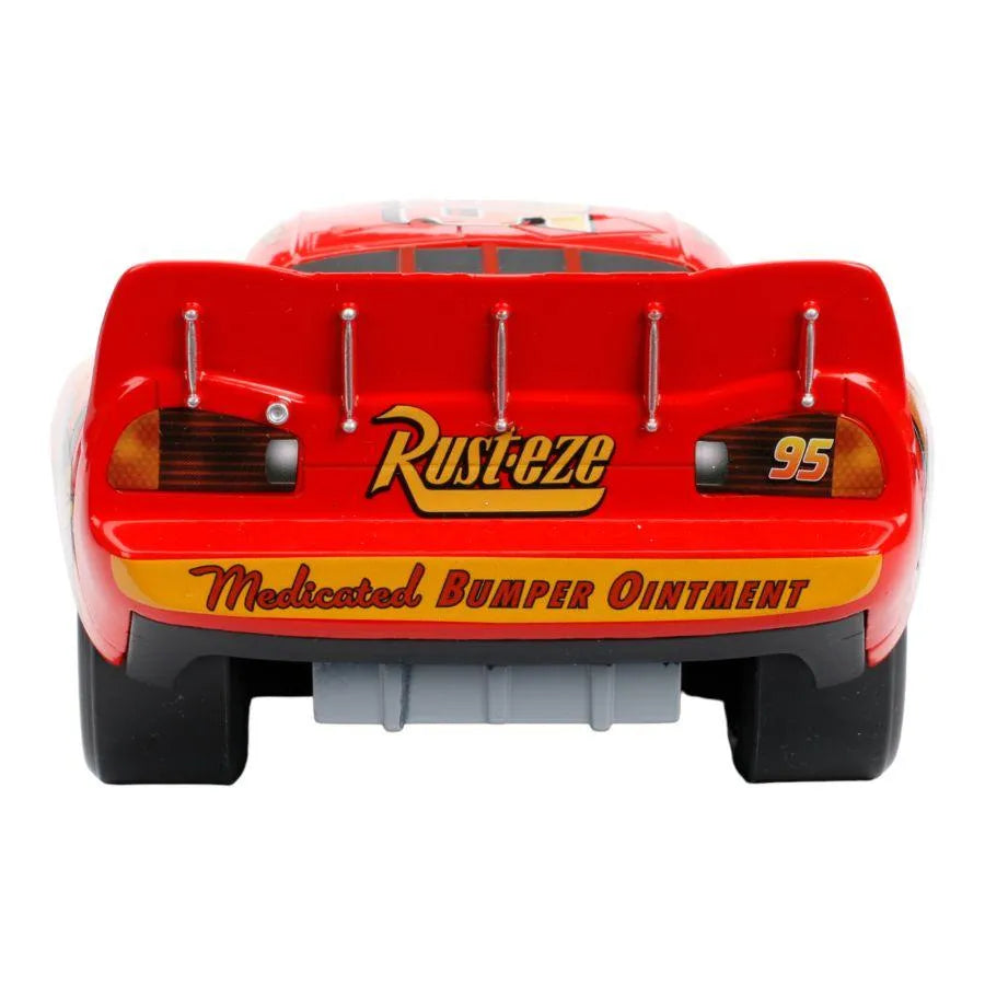 JAD98099 Cars - Lightning McQueen without Tire Rack 1:24 Scale - Jada Toys - Titan Pop Culture