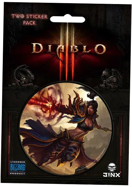 Diablo 3 - Pegatina de clase Mago