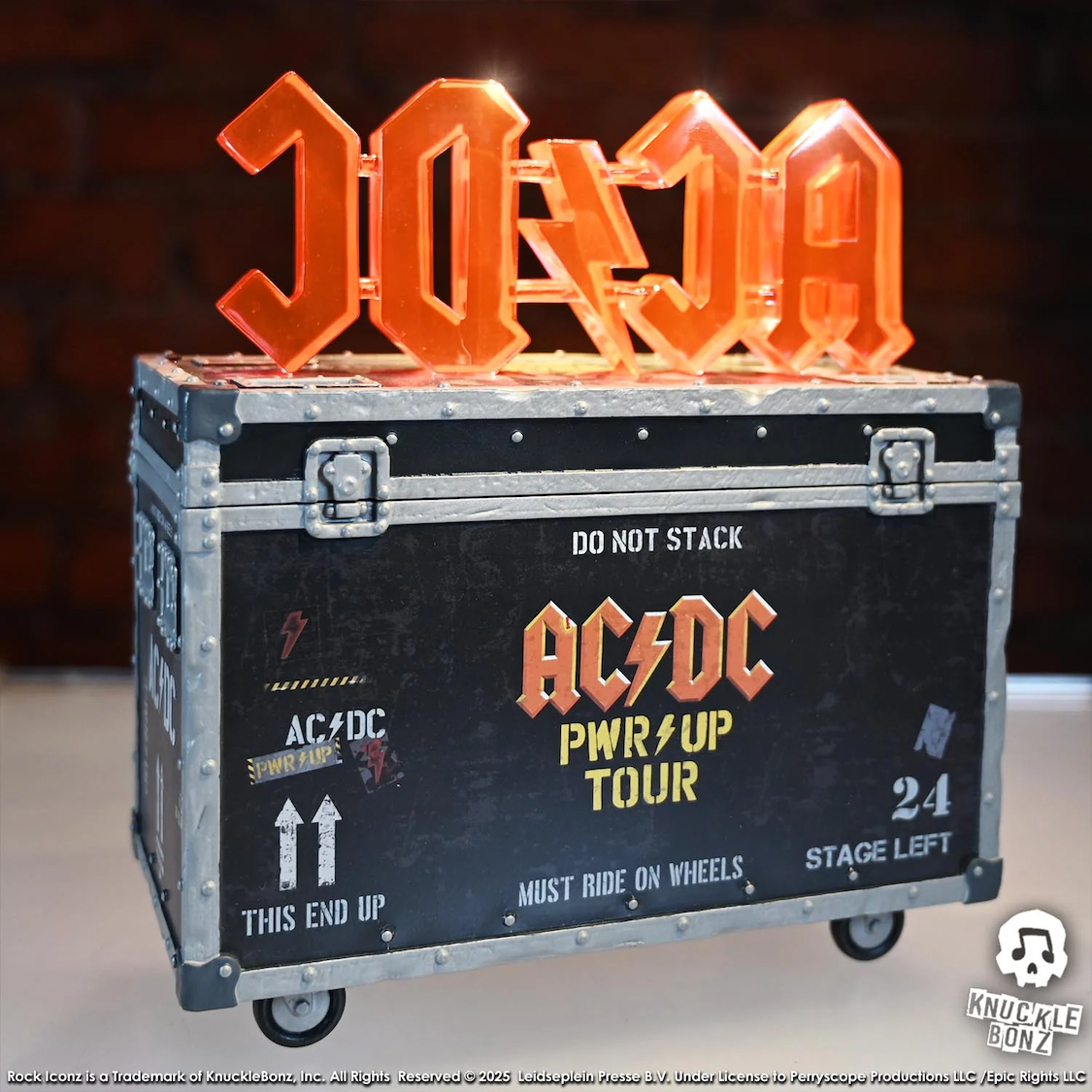 AC/DC - Pwr Up Tour Road Case Statue